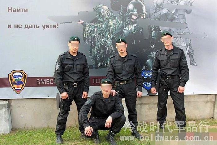 俄羅斯軍服 先鋒產 俄軍貝卡什特種兵黑色作訓服套裝 fsb mvd挖煤