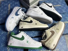 Pure original sole cushion air Force1 co branded 6 colors