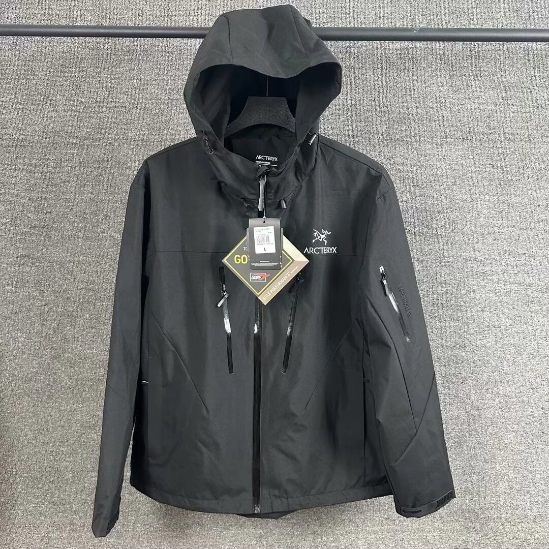 SV hardshell, embroidered black