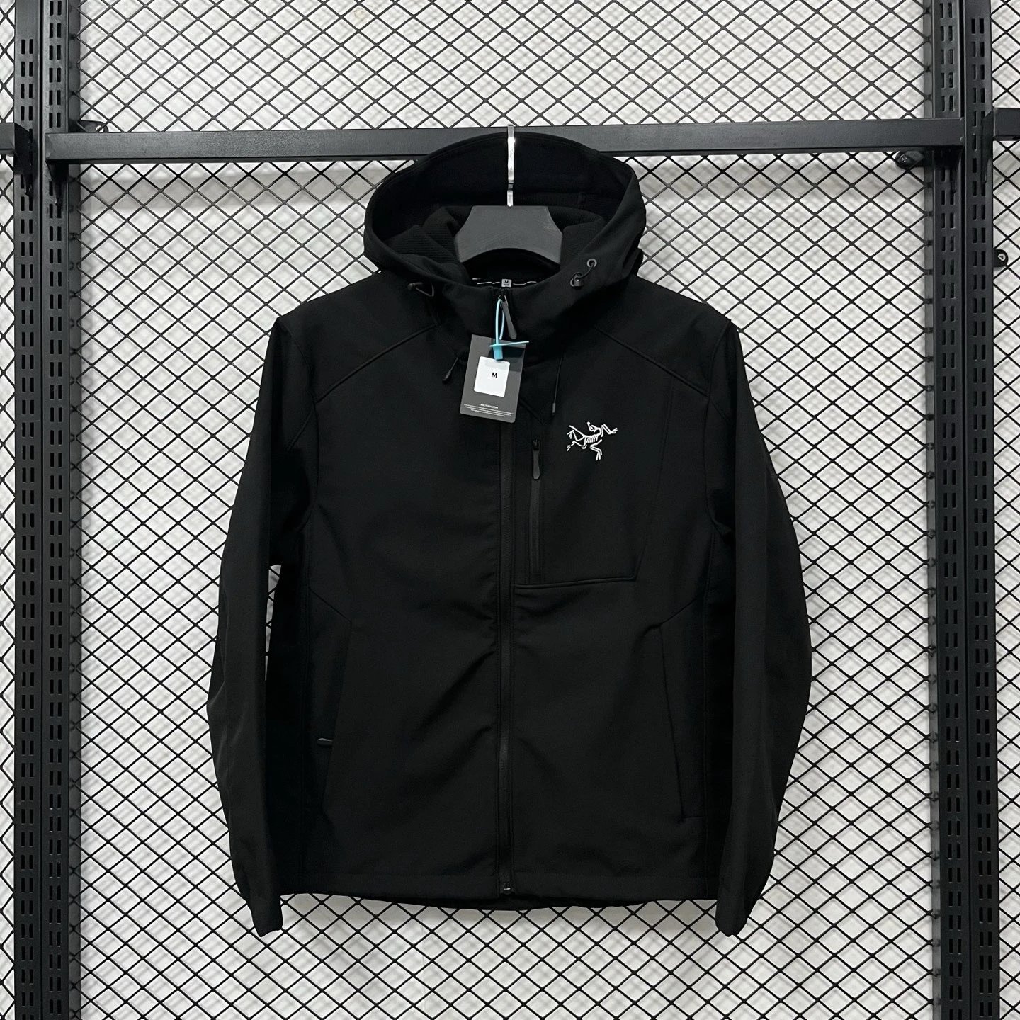 Softshell hooded black