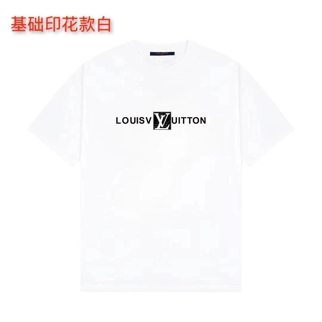 LV T-shirt Basic Print White