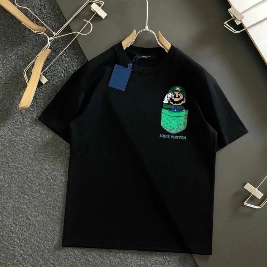 LV T-shirt Mario Black