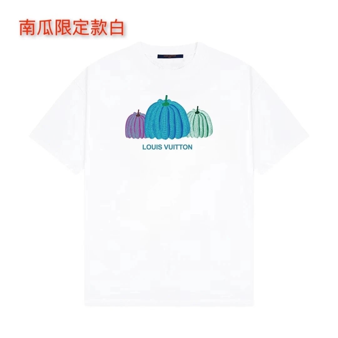 LV T-shirt Pumpkin Limited Edition White