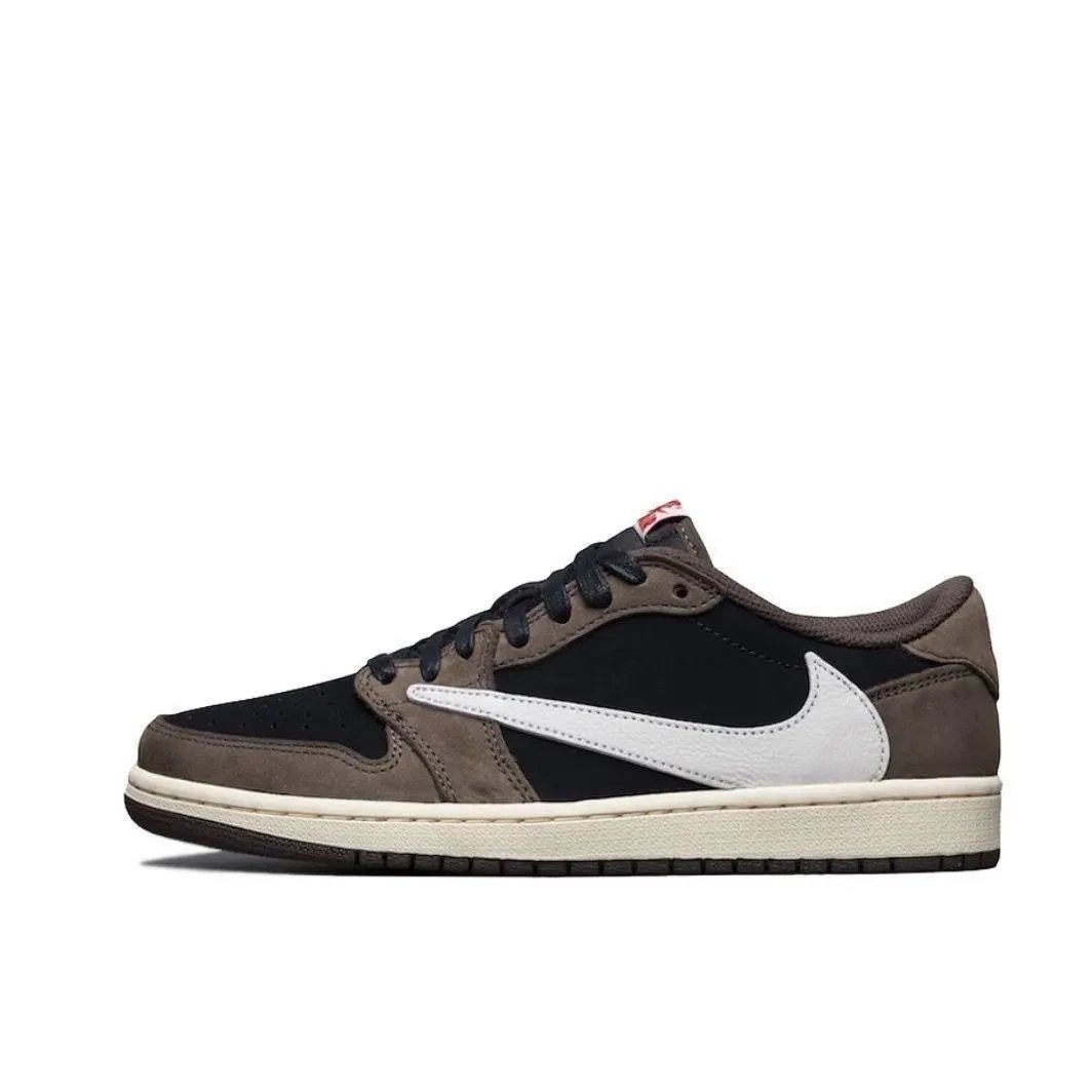 AJ1 Low-深棕 倒钩