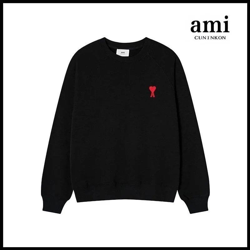 AMI 圆领卫衣 黑色