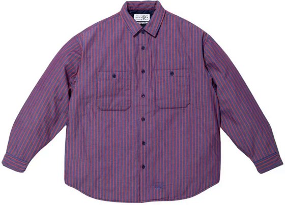 SUPREME x 马吉拉 MM6 MAISON MARGIELA PADDED SHIRT 全品相到货 衔棉衬衫外套