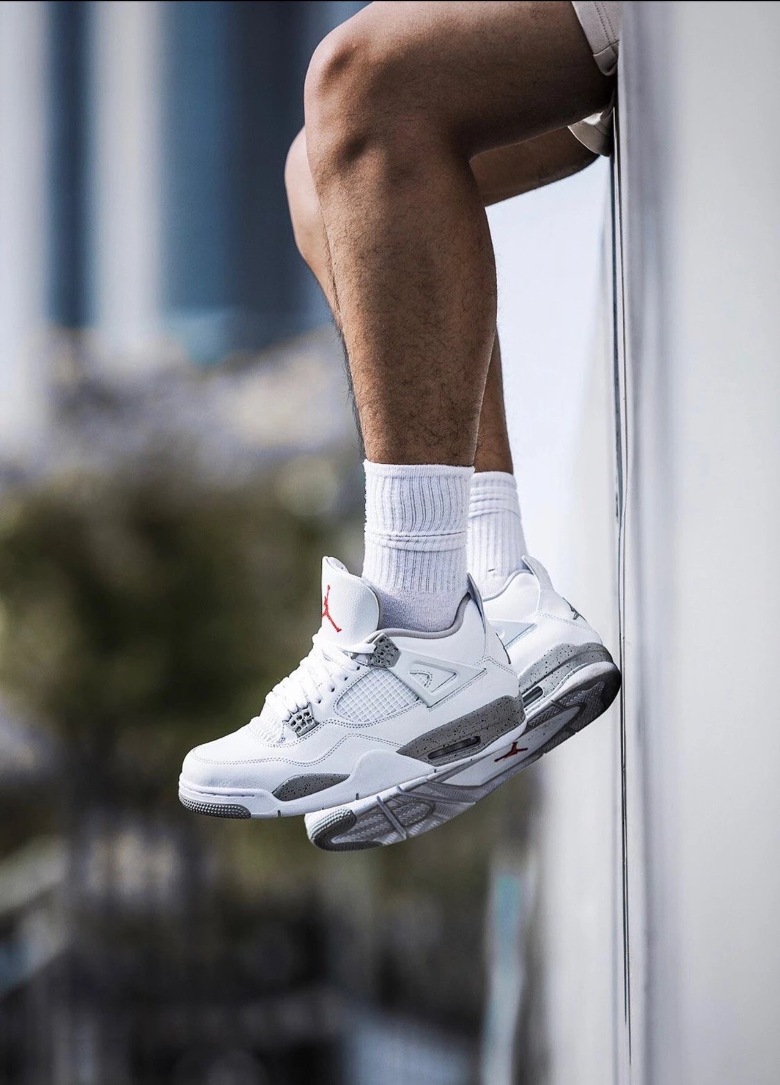 H12纯原系列 Air Jordan 4 Retro"White Oreo"白奥利奥 耐克 男子运动休闲鞋