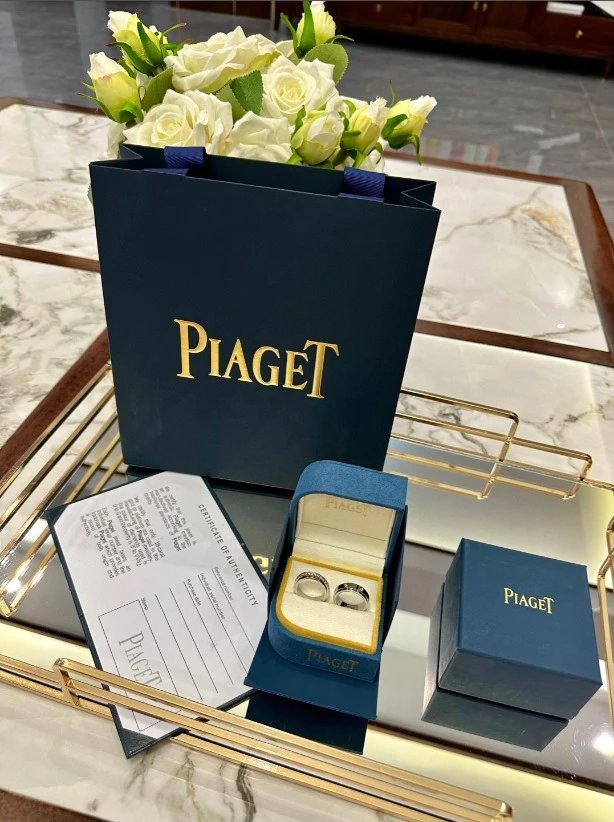 Piaget White Gold Channel Set Diamond Wedding Band