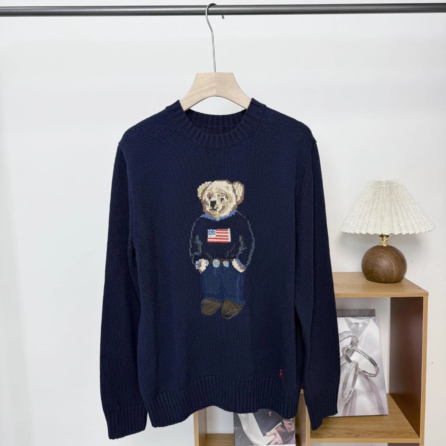 Polo Ralph Lauren Polo Bear Intarsia Crewneck Sweater