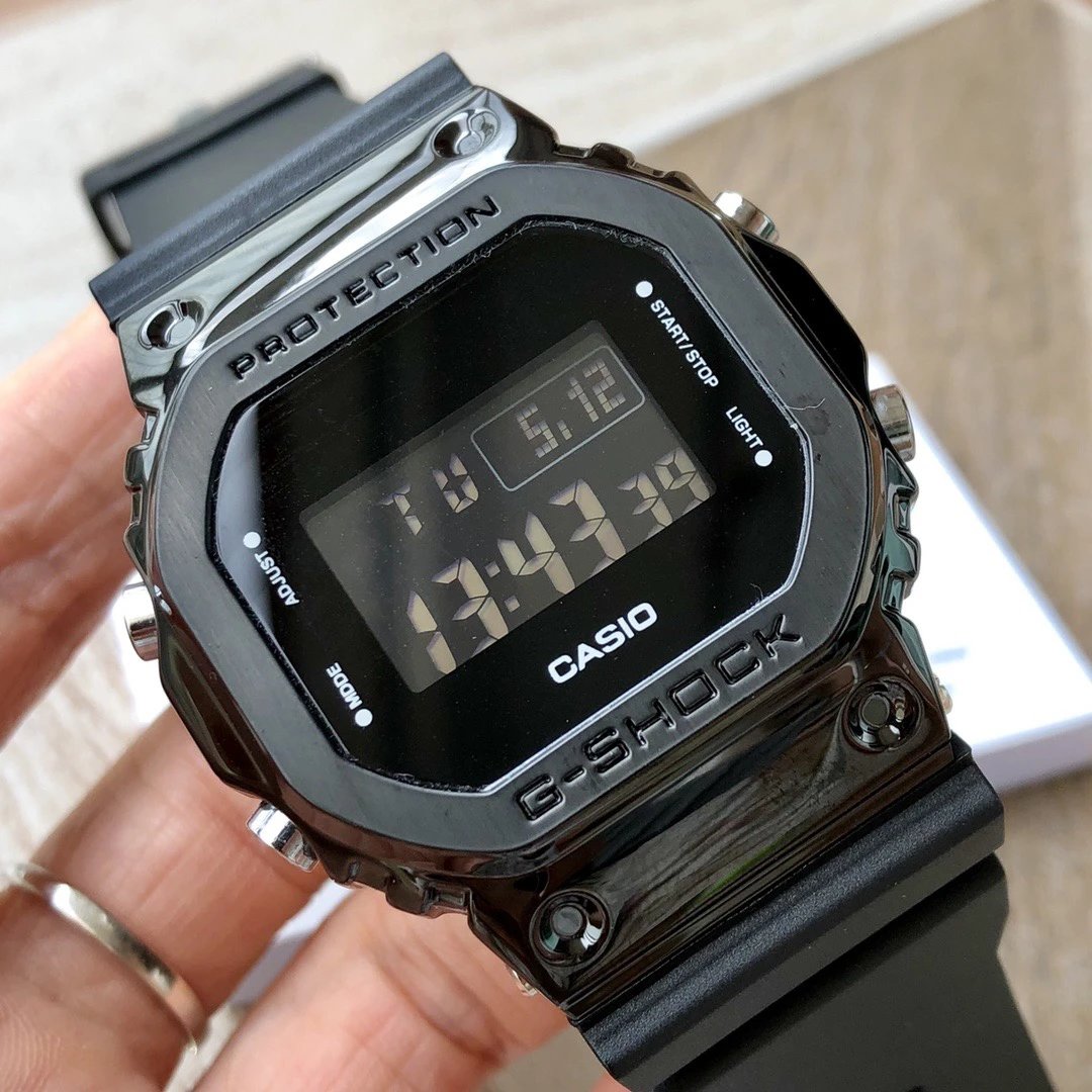 Casio G-Shock Square Digital Watch with Protective Bezel