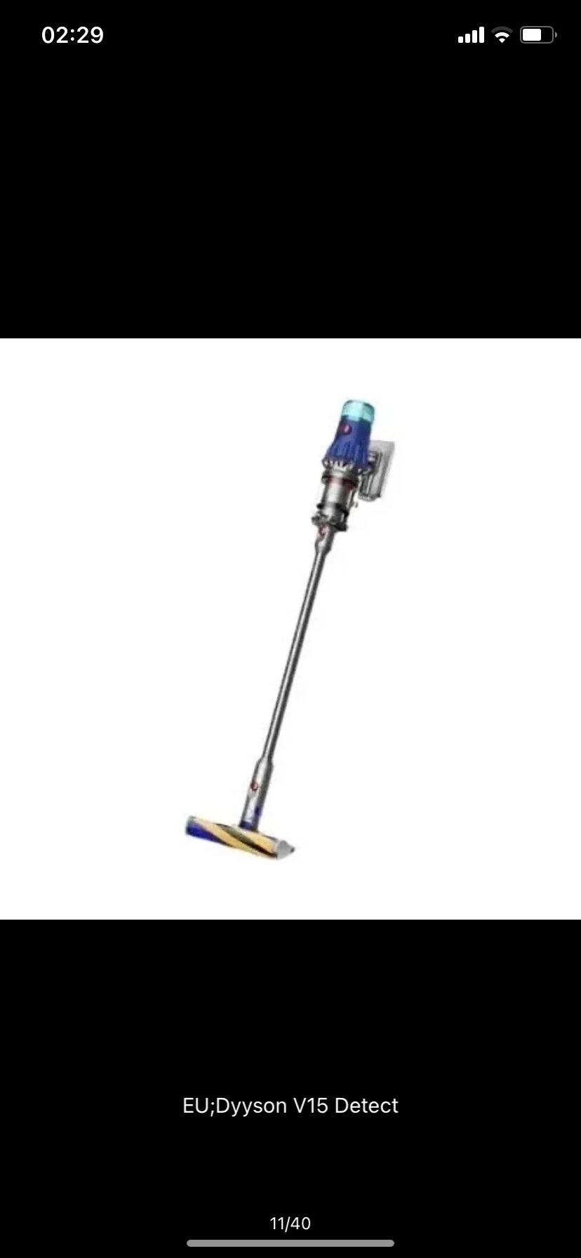 Dyson V15 Detect Cordless Stick Vacuum Cleaner