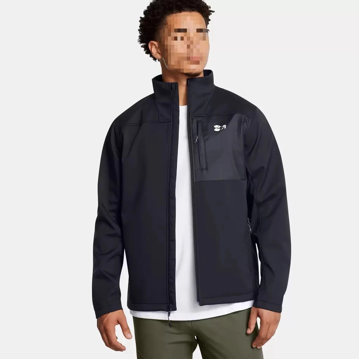 Under Armour Men's Colorblock Softshell Zip-Up Jacket