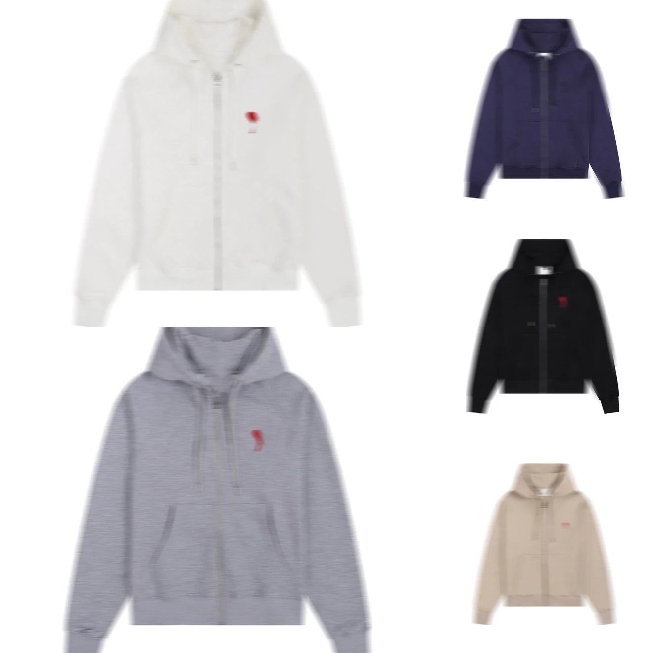 Trendy Youth Multi-Color Zip-Up Hoodie