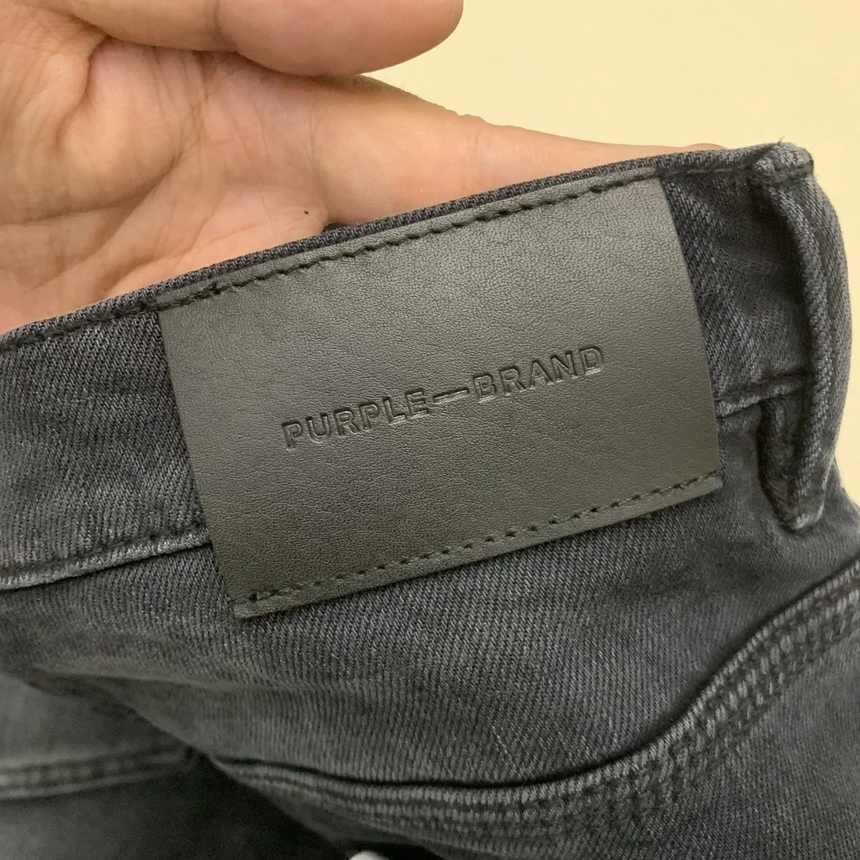 PURPLE-BRAND 美国品牌P002-BLB男款修身牛仔裤