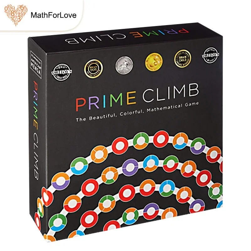 美国亚马逊数学桌游排名第一Prime Climb黑盒数学游戏加减乘除四则混合运算