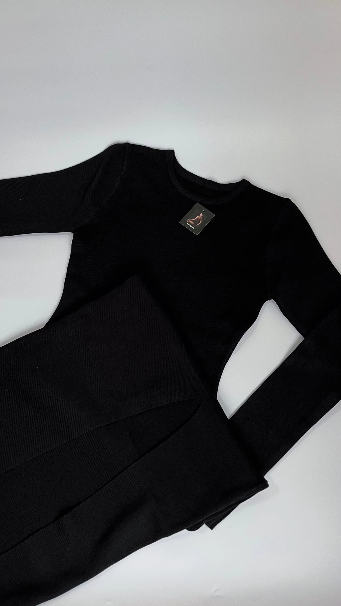 SALE‼️ 1 last size. Black M. Knitwear dress design in stock now, one size. 110см length