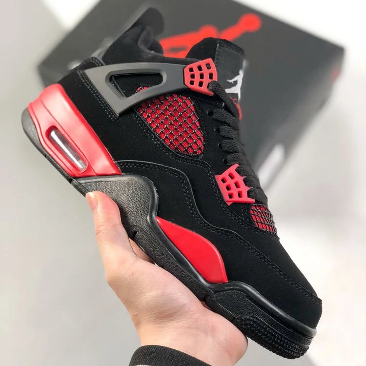red and black