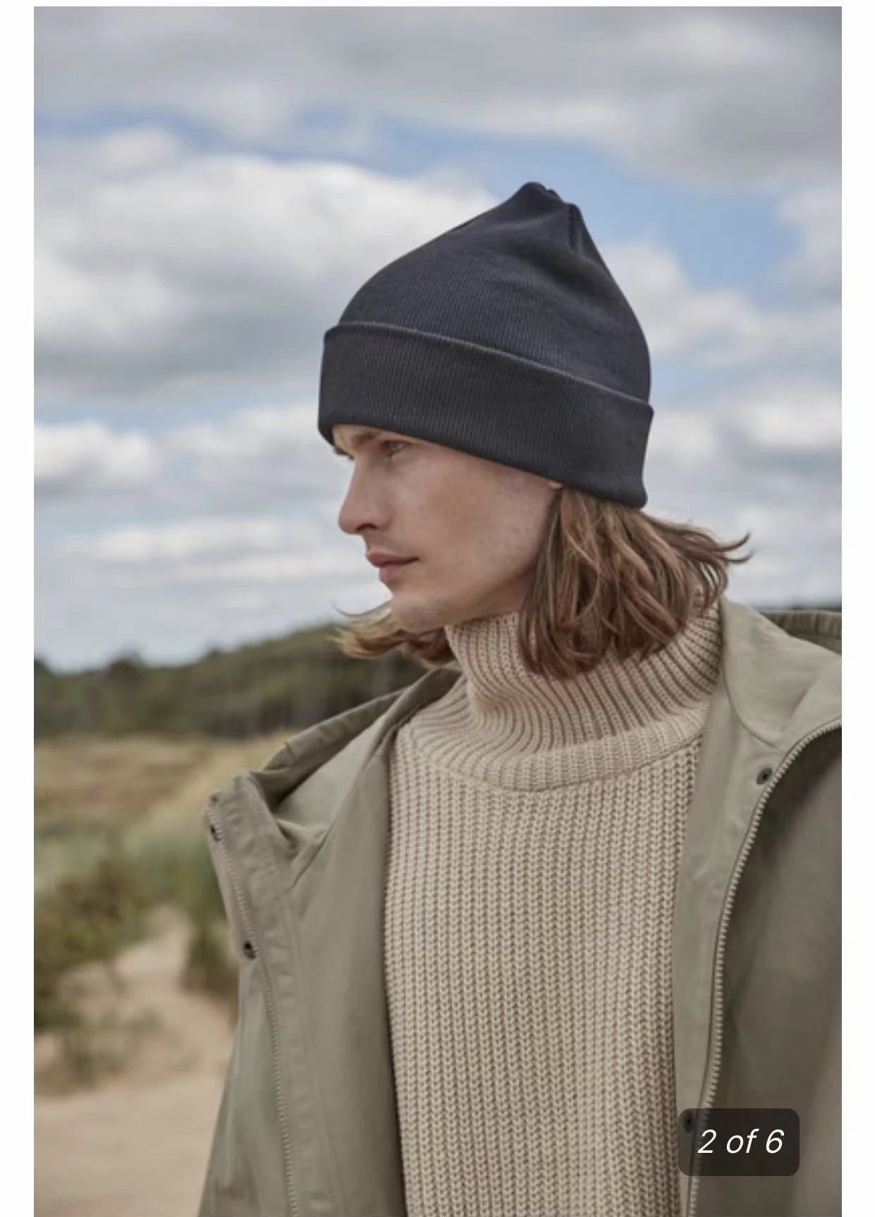 ZP Original Beethfield Cold Cap Knitted Hat Warm Concave Shape Elastic Big Men and Women Couple Style