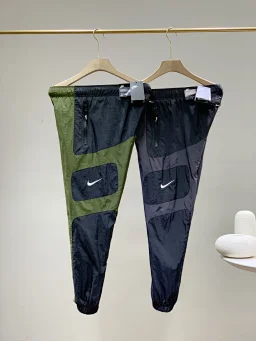 thumbnail for NK contrasting woven pants! Another wave of small benefits....NK bunched double-layer woven pants... Say goodbye to the constraints of ordinary slacks and give you the best choice for athleisure
