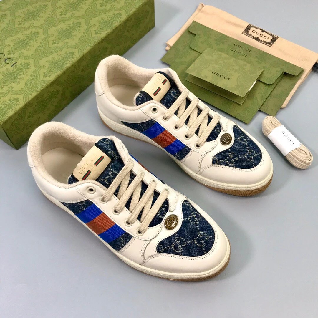 Gucci Screener GG Denim Canvas Sneaker