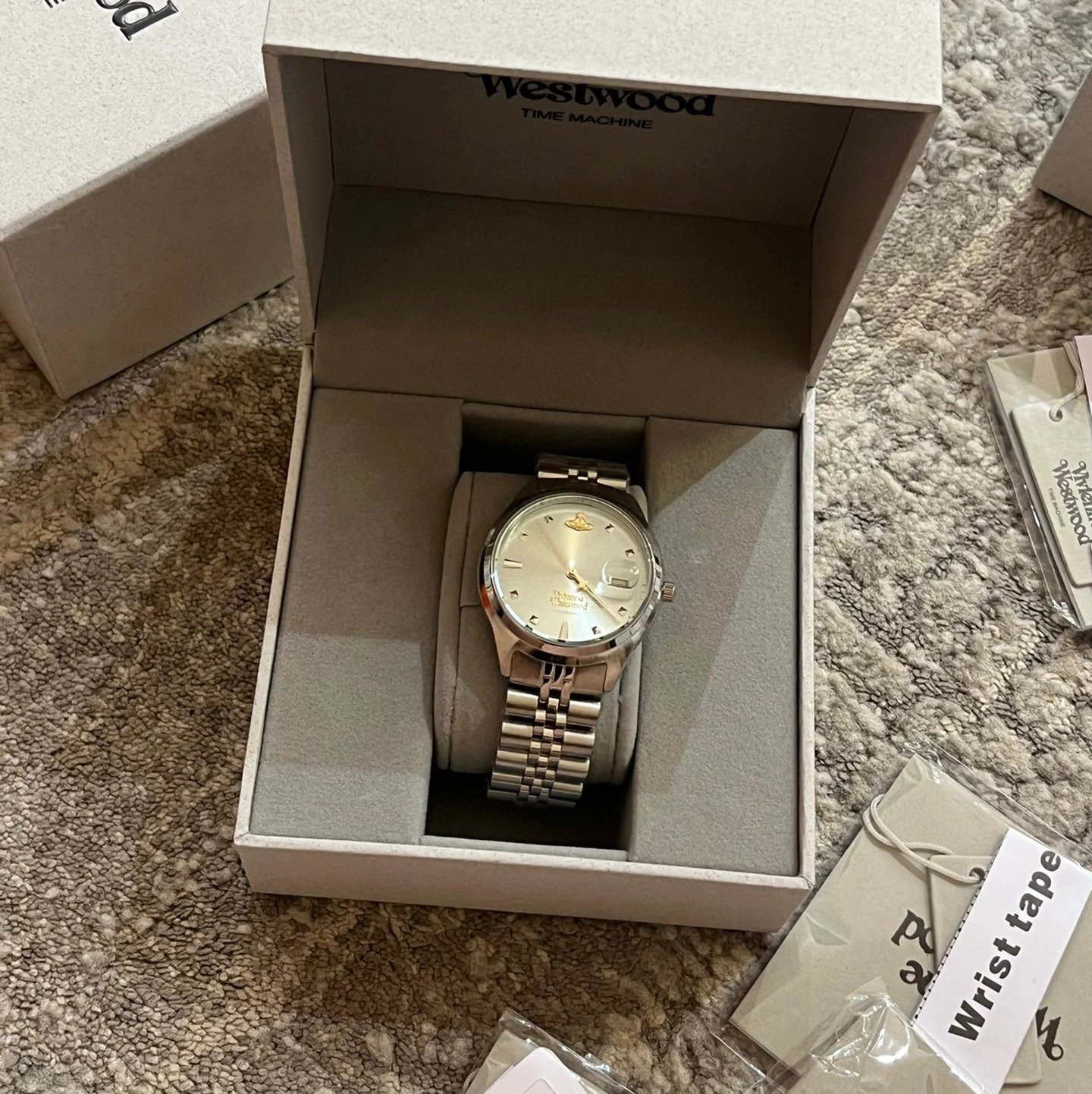 Vivienne Westwood Orb Logo Light Blue Dial Watch