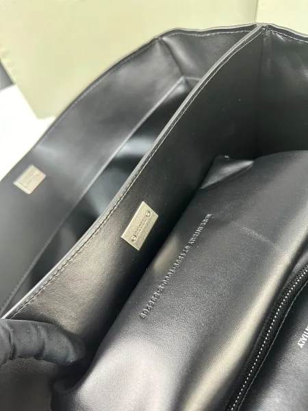 Balenciaga Hourglass Mini Black Leather Handbag - 29