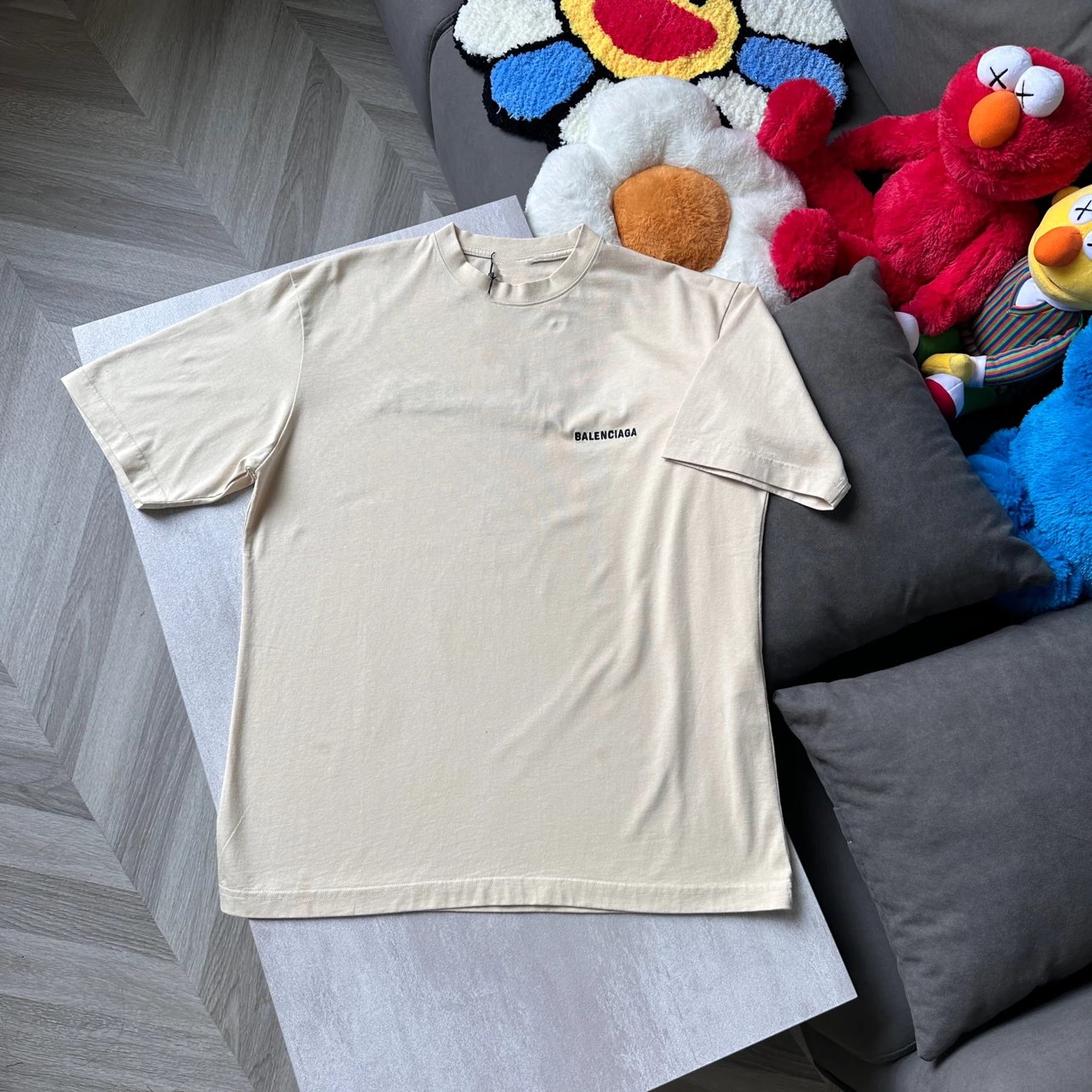 CY Original Front and back monogram embroidery short sleeve