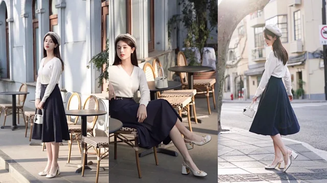Gucci High Heels Horsebit square-toe block-heel pumps product detail image 9