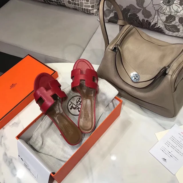 Hermès High Heels Oasis H-cutout block-heel mule sandals product detail image 4