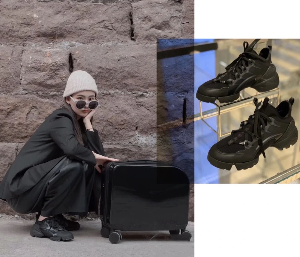 Dior Sneakers D-Connect chunky lace-up image 3