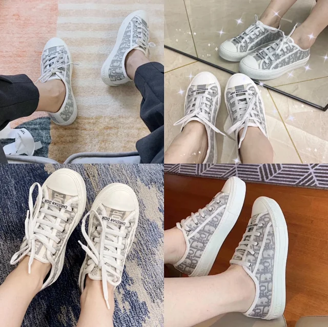 Dior Sneakers Walk'n'Dior low-top canvas product detail image 3