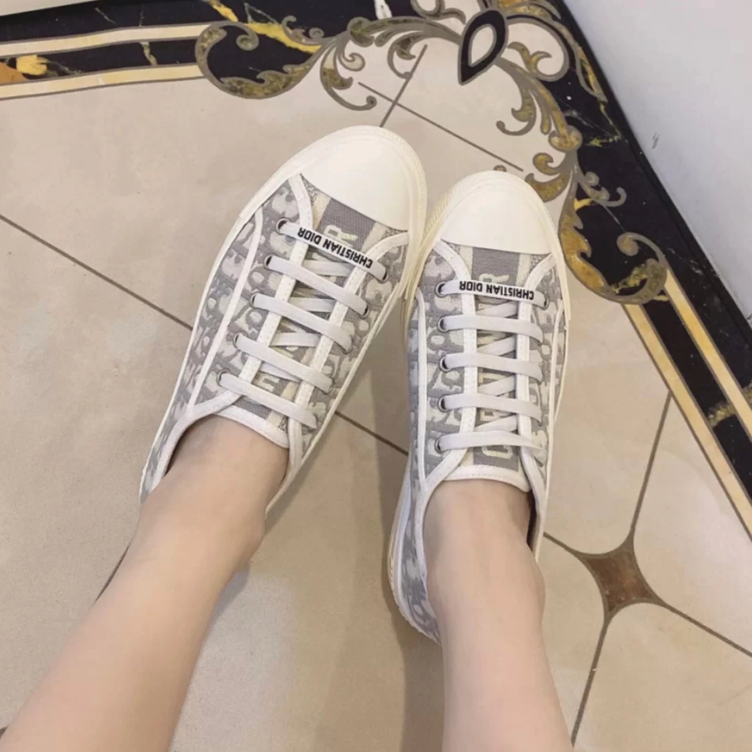 Dior Sneakers Walk'n'Dior low-top canvas image 2