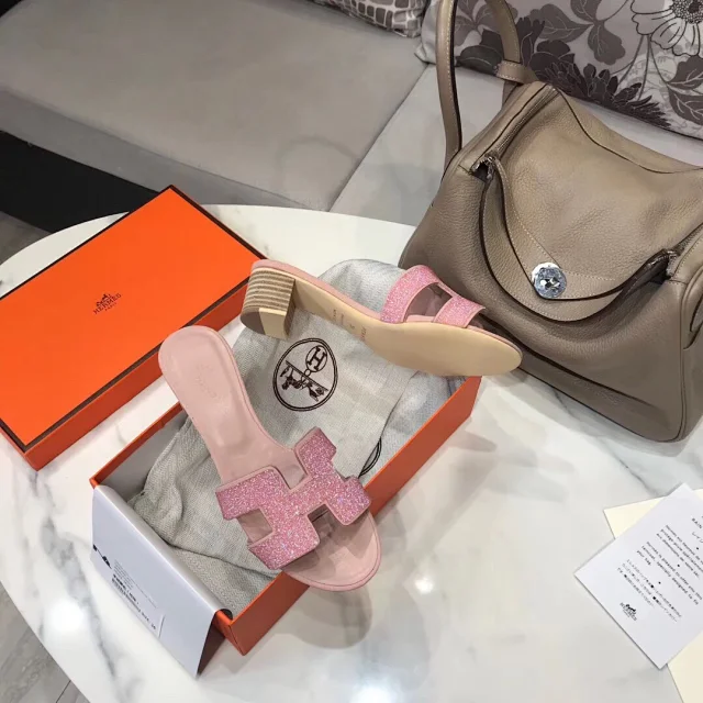 Hermès High Heels Oasis H-cutout block-heel mule sandals product detail image 13