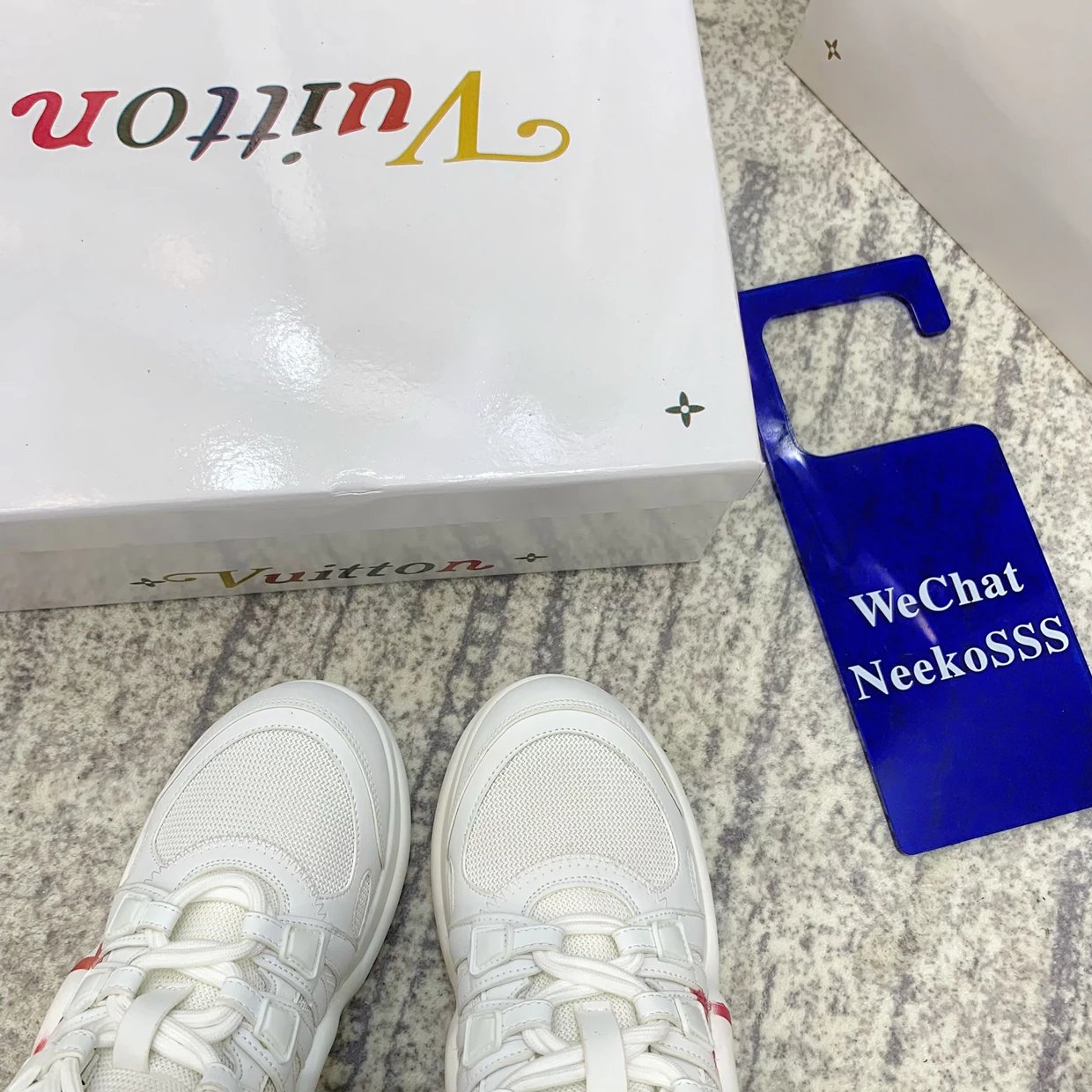 Louis Vuitton Archlight Monogram Mesh White Sneakers Chunky Sneakers - 19
