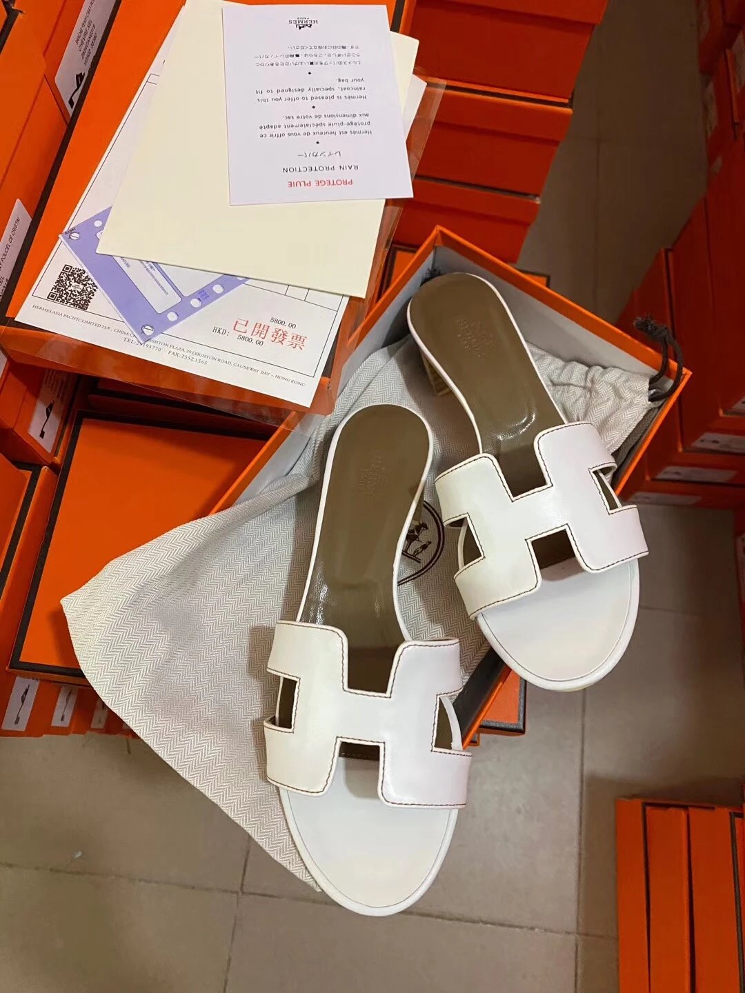 Hermès High Heels Oasis H-cutout block-heel mule sandals image 8