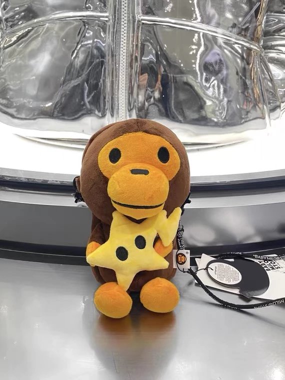 Bape Baby Milo Trendy Japanese Style Star Plush Crossbody Phone Bag Shoulder Bag