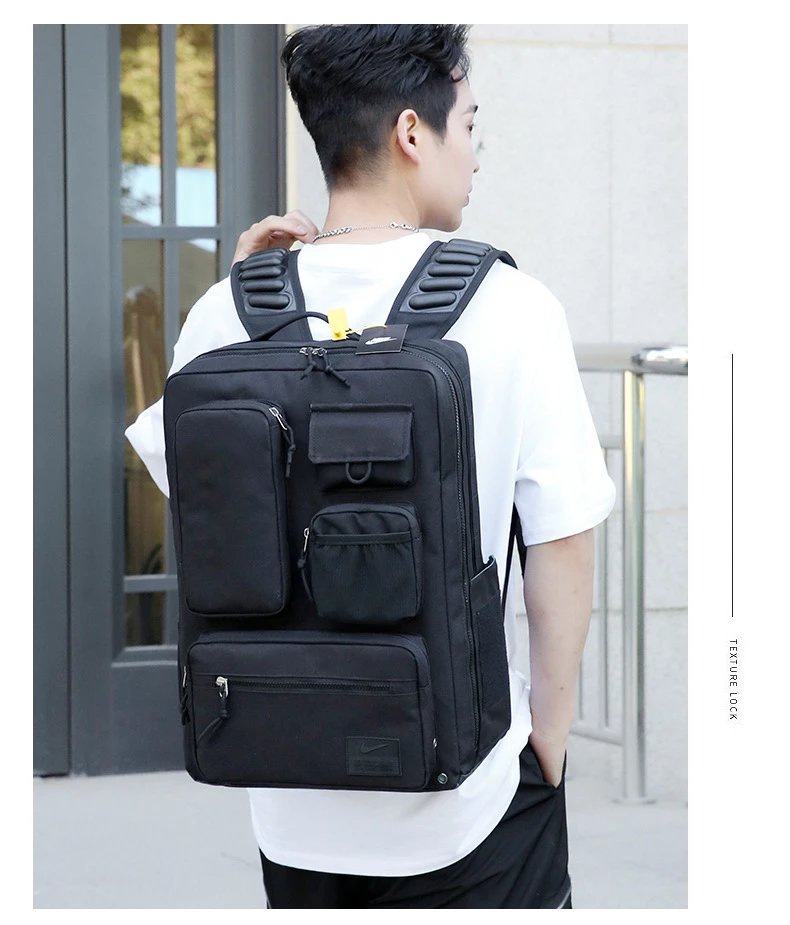 耐克NIKEMAXAIR气垫学生书包多口袋运动旅行电脑双肩背包男CK2656-104 - 134597
