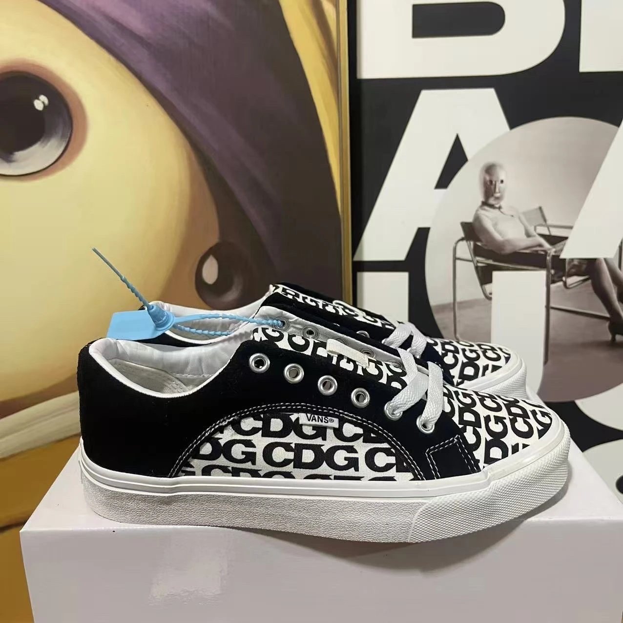 Co branded Black and White