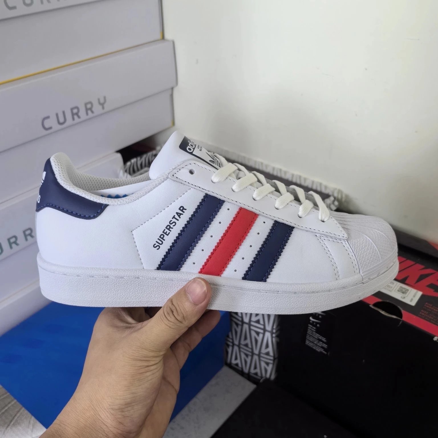 Premium Version White Blue Red