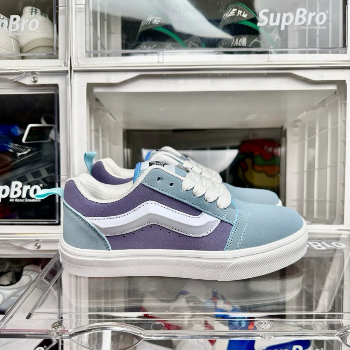Gray Blue Platform