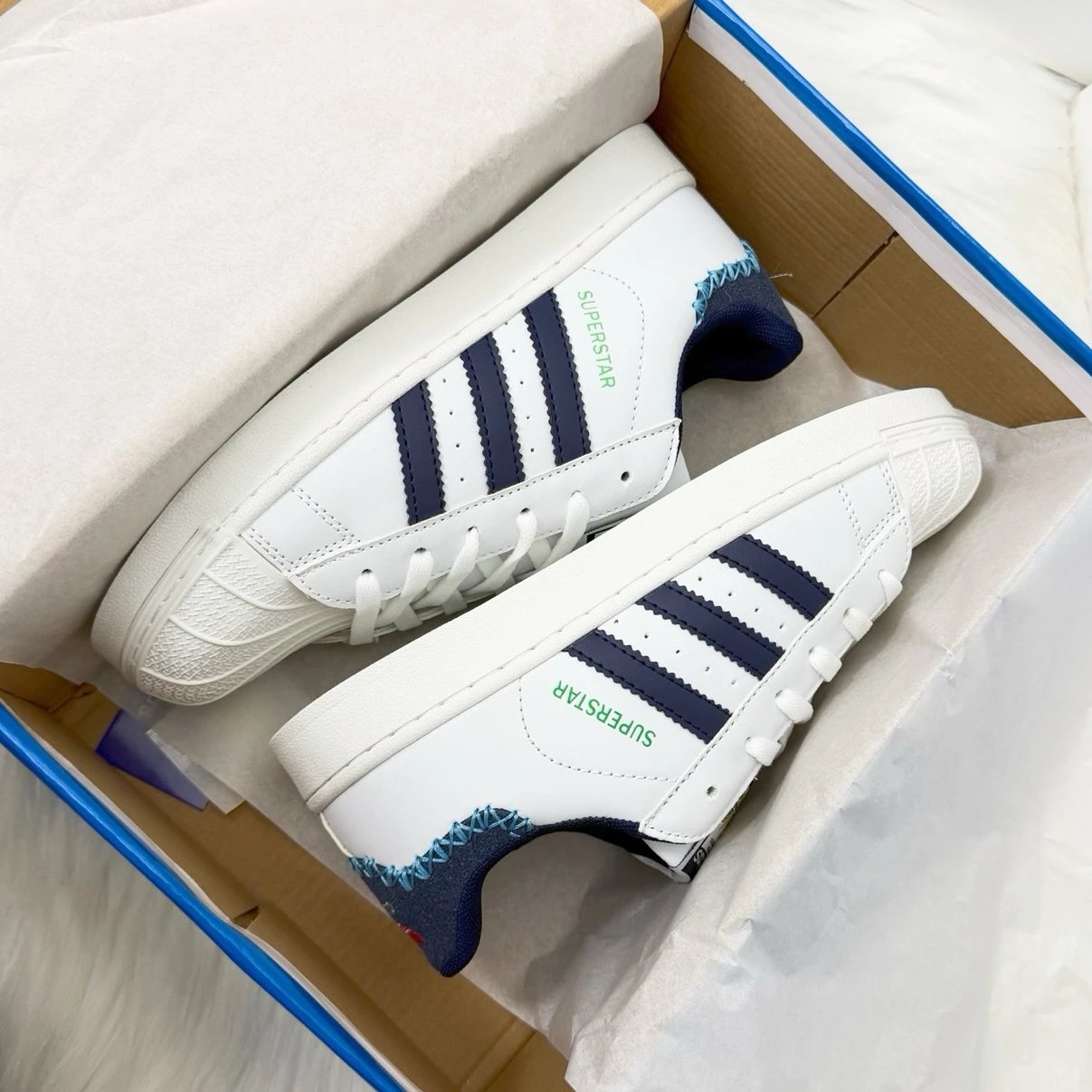 White Blue