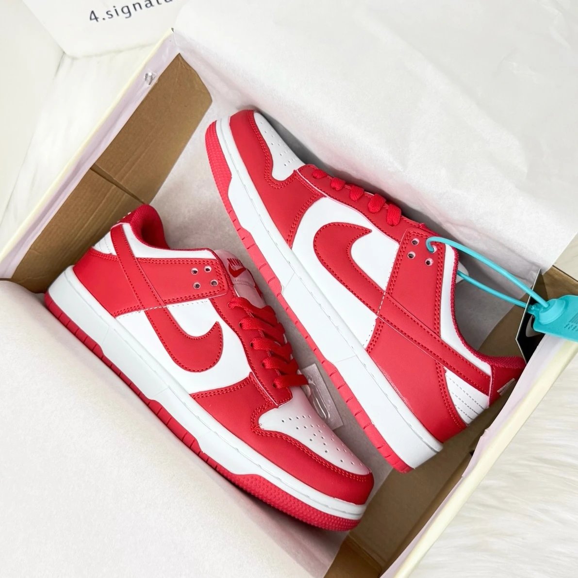 white red