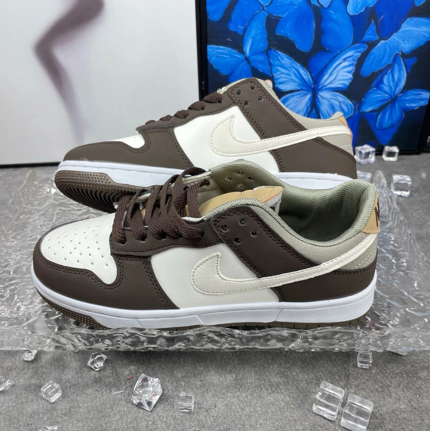 Grey brown mocha