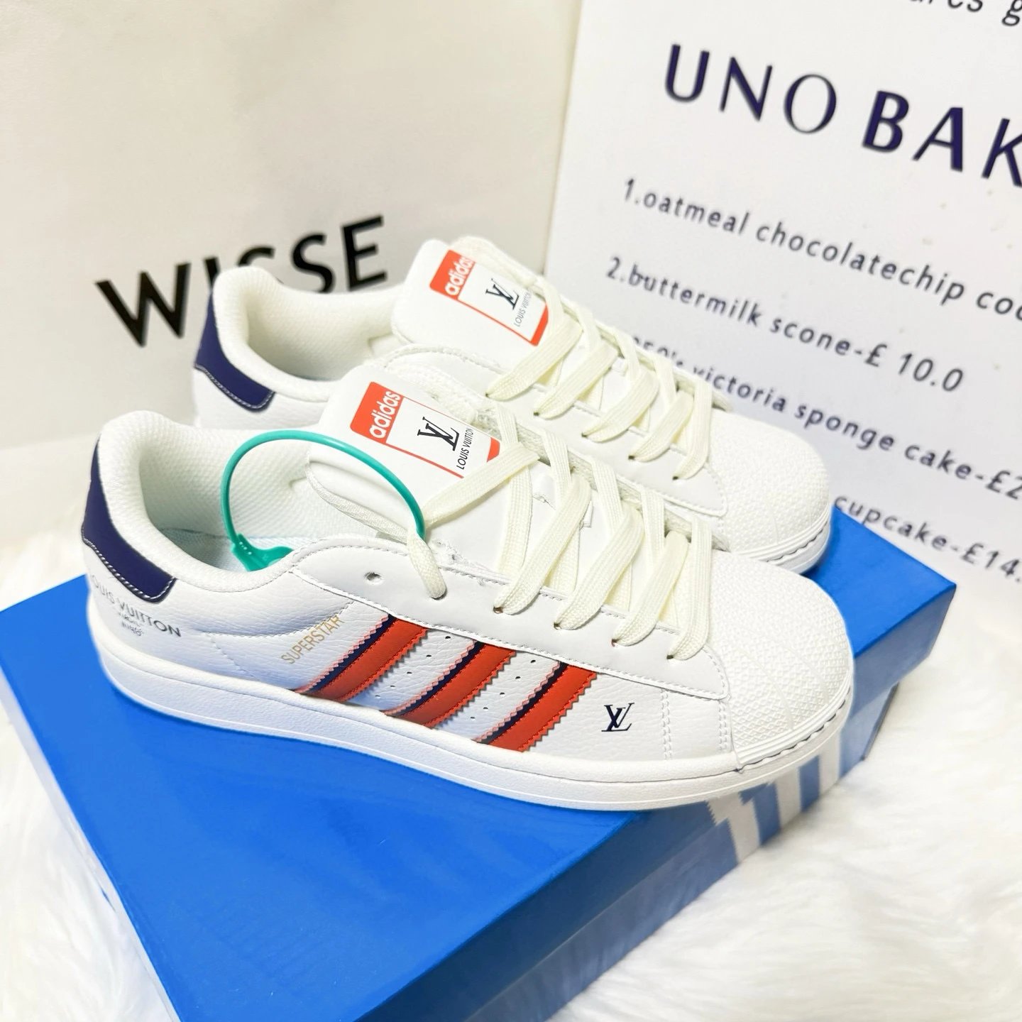 Premium Version White Blue Orange