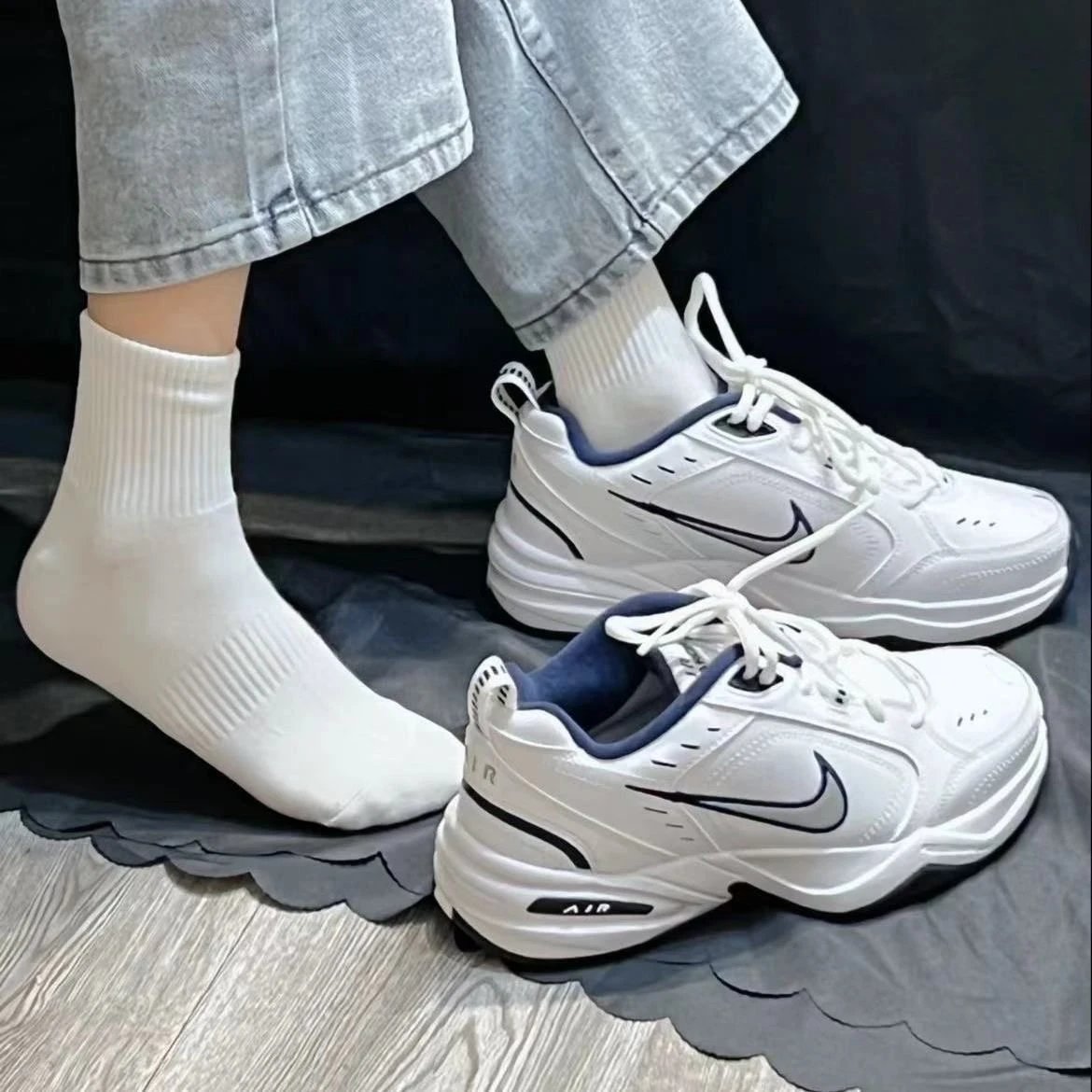 M2K Retro Dad Shoes Trendy Platform Sneakers for Men and Women, Chunky Ins Height Increasing Casual Athletic Shoes for Students