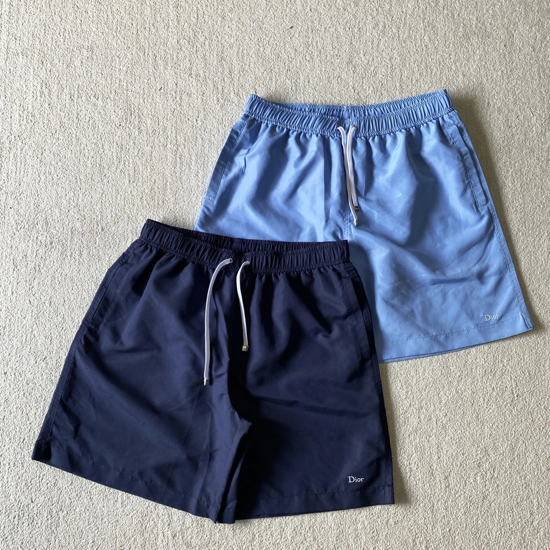 Diao Letter Logo Embroidered Nylon Shorts
