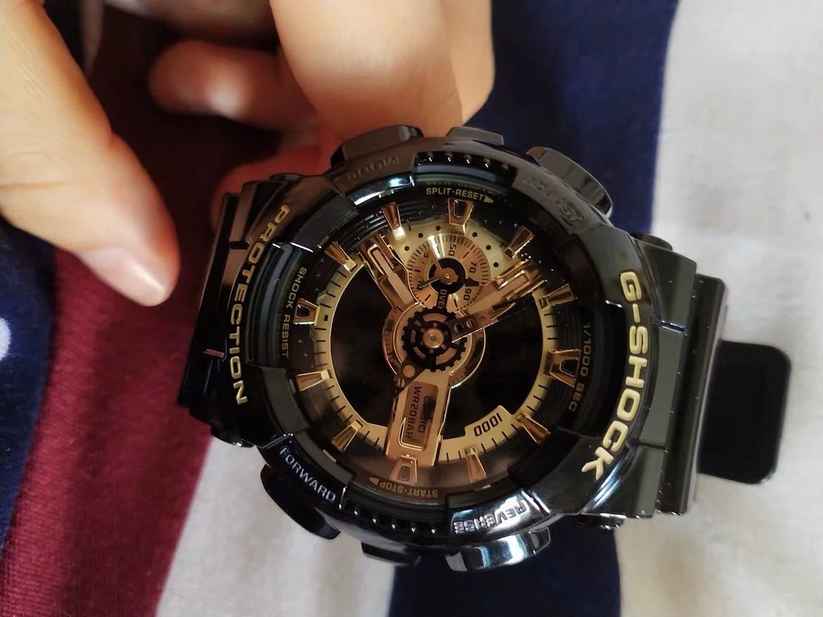 Casio G-Shock GA-110 Digital-Analog Watch Gray and Turquoise Quartz Watch Watches product detail 29 in Litbuy spreadsheet finds