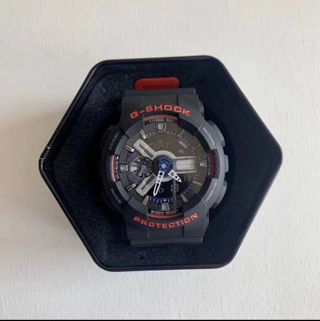 Two tone black and red