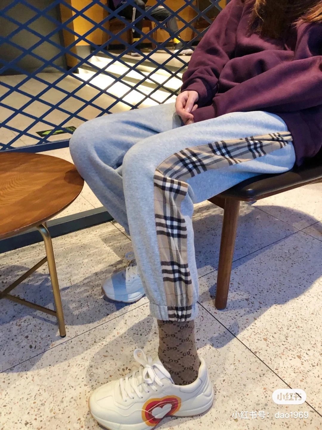 BBR Plaid Patchwork Joggers