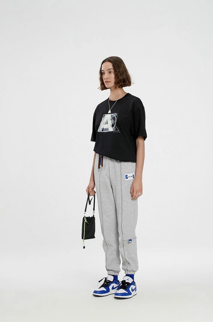 ADE 3M Reflective Patchwork Casual Pants